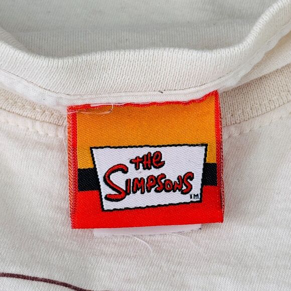 Vintage Simpsons Shirt Mens Small Homer Vitruvian Man Funny Cartoon Tee Tshirt - Picture 9 of 12